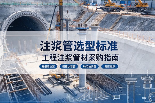 龙马潭注浆管选型标准
